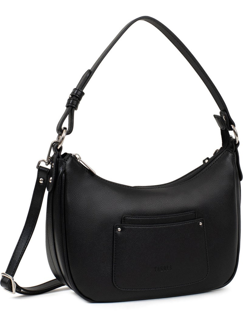 TESSA - Borsa a spalla con 1 manico Nero - Kiabi