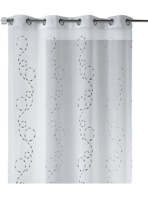 Tessuto leggero per tendine con ricami decorativi - Kiabi Tessuto leggero per tendine con ricami decorativi - Kiabi