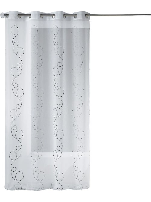 Tessuto leggero per tendine con ricami decorativi - Kiabi Tessuto leggero per tendine con ricami decorativi - Kiabi
