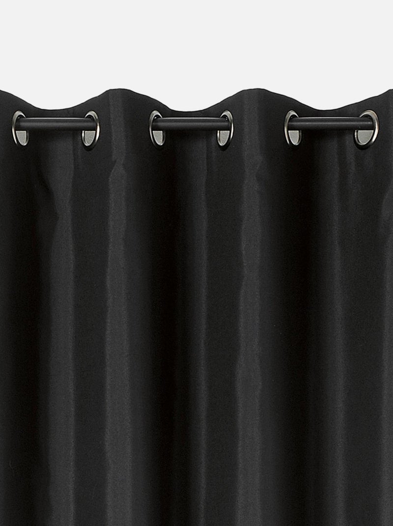 Tessuto per tende semitrasparenti ignifugo M1 Nero - Kiabi