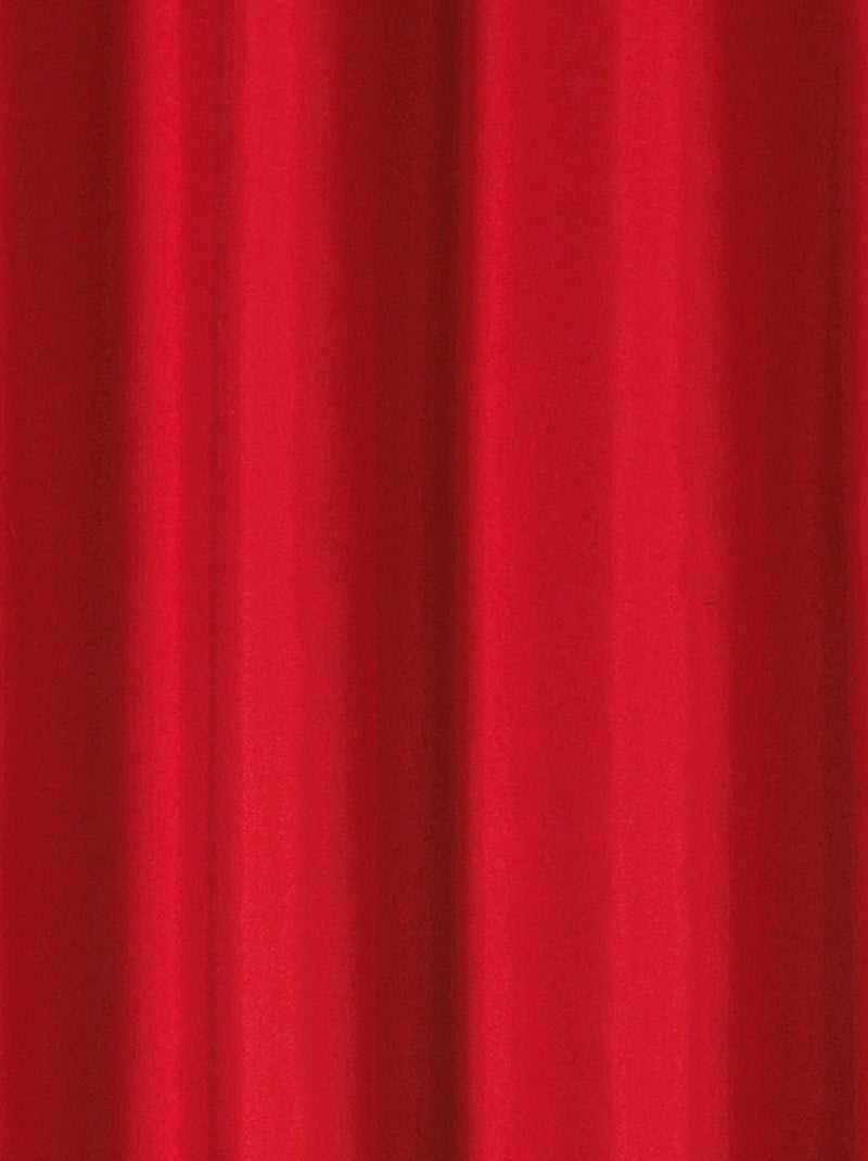 Tessuto per tende semitrasparenti ignifugo M1 Rosso - Kiabi