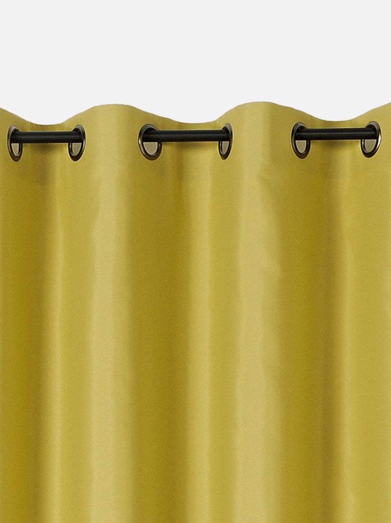Tessuto per tende semitrasparenti ignifugo M1 Verde - Kiabi