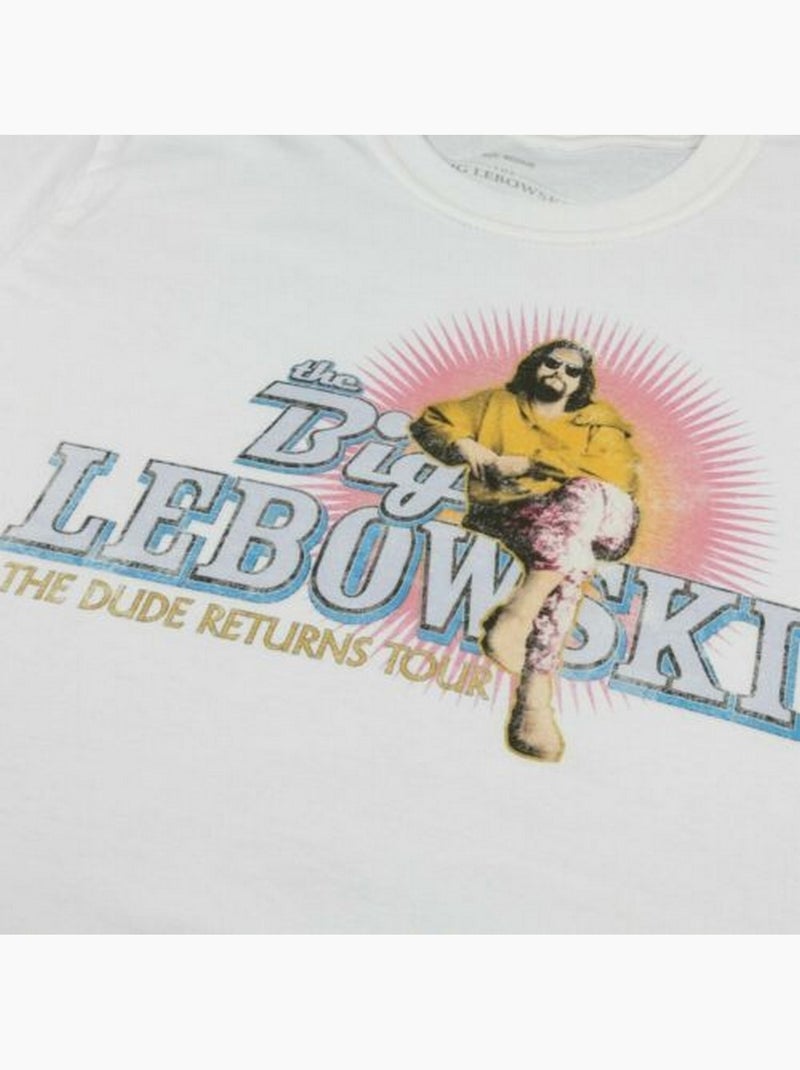 The Big Lebowski Dude Returns Maglietta Uomo Bianco - Kiabi