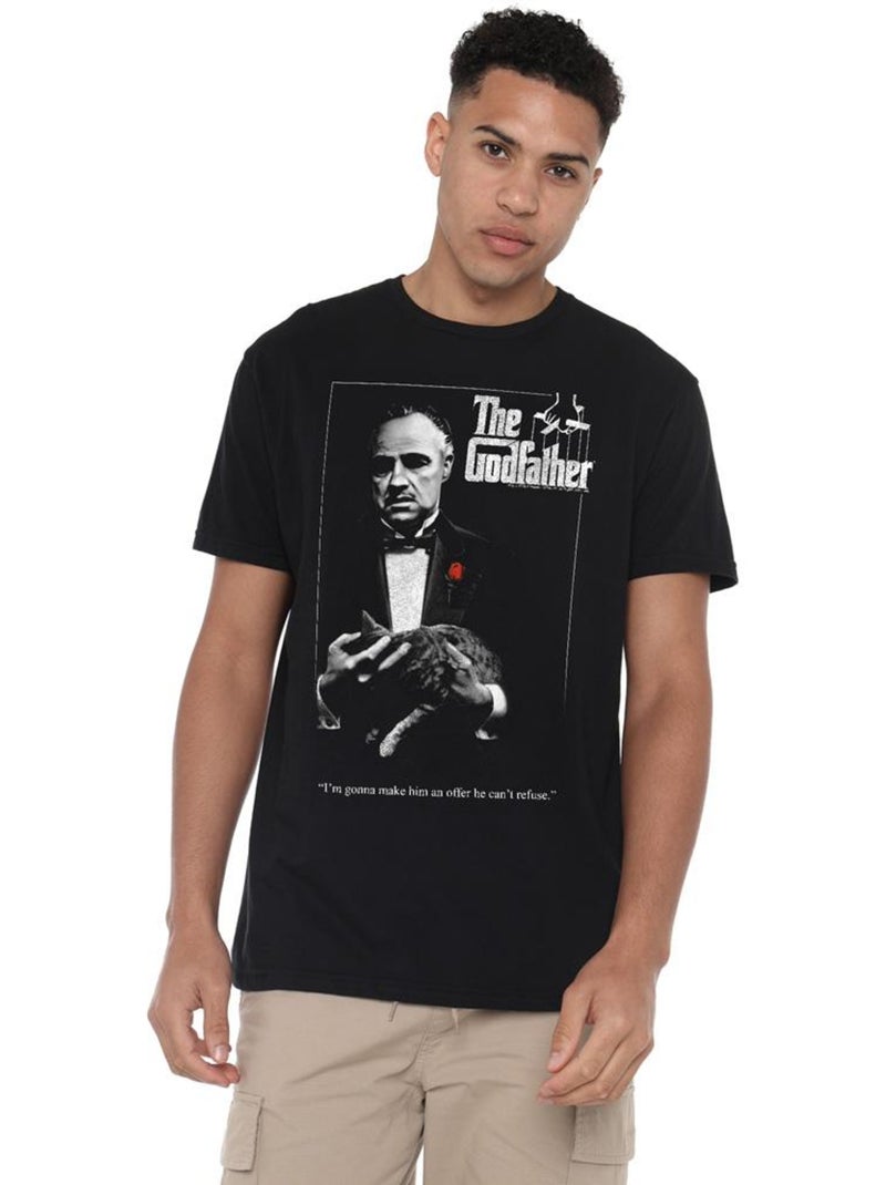 The Godfather Maglietta Poster Uomo Nero - Kiabi