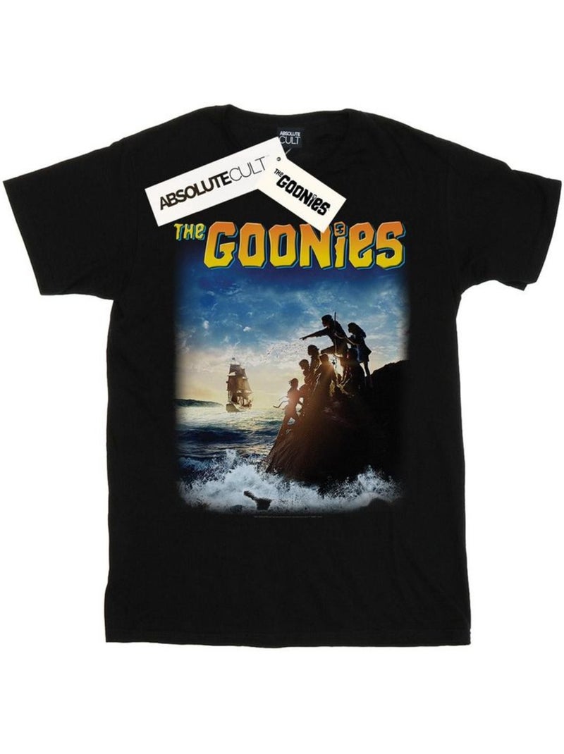 The Goonies Maglietta Nave Uomo Nero - Kiabi