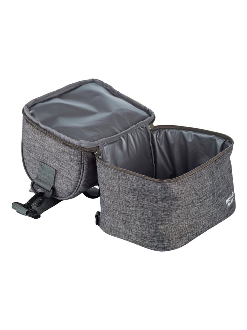 Thermobaby borsa termica per pasti 4,5 L a 2 scomparti Grigio - Kiabi