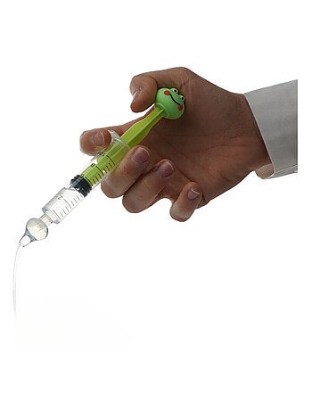 Thermobaby confezione da 2 siringhe nasali da 10 ml a forma di ranocchia in silicone