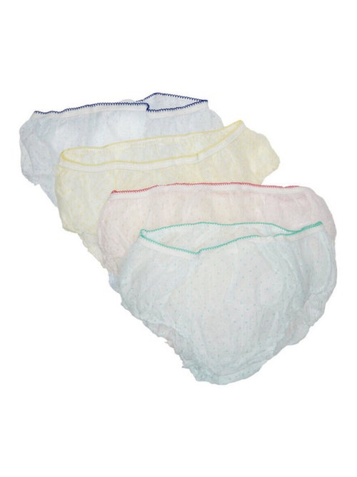 Thermobaby confezione da 4 slip da maternità monouso taglia 3 44/46 con cintura elastica - Kiabi