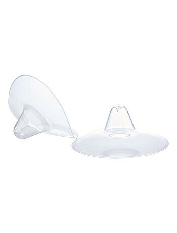 Thermobaby coppette per l’allattamento in silicone ultra-sottile trasparente, confezione da 2