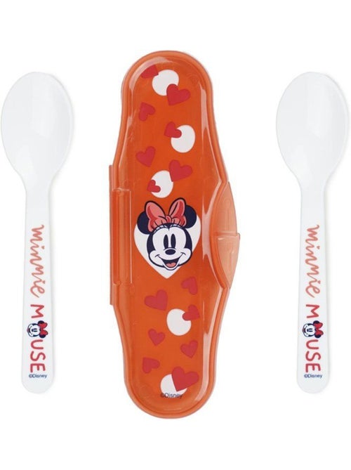 Thermobaby disney baby minnie set di 2 cucchiai con astuccio da trasporto - Kiabi