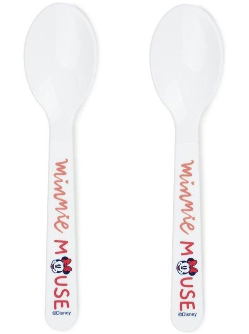 Thermobaby disney baby minnie set di 2 cucchiai con astuccio da trasporto Bianco - Kiabi