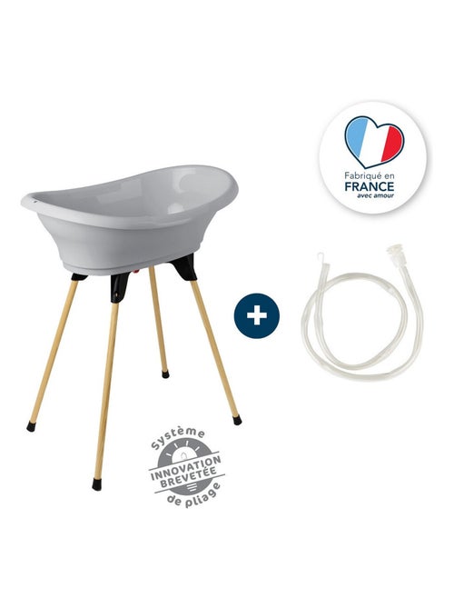 Thermobaby kit da bagno VASCO con piede pieghevole e tubo di scarico - Kiabi Thermobaby kit da bagno VASCO con piede pieghevole e tubo di scarico - Kiabi