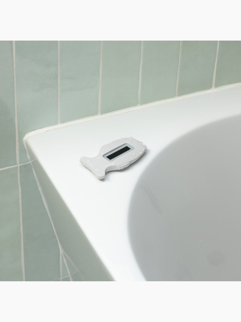Thermobaby termometro da bagno a forma di pesce con cristalli liquidi Grigio scuro - Kiabi