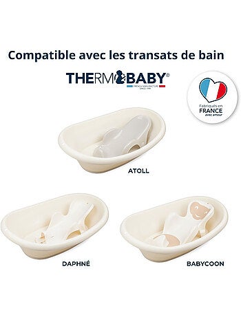 Vasquetta per bagnetto Thermobaby VASCO per bambini, forma vasca rosa cipria con tappo