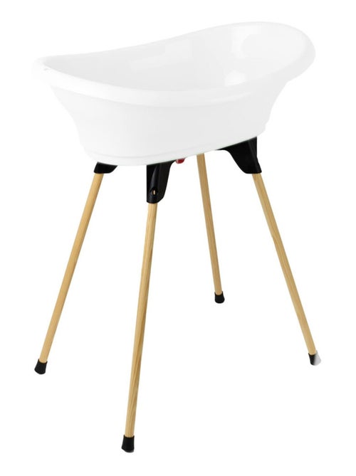 Thermobaby vaschetta per bagnetto Vasco per bebè in polipropilene bianco mughetto bordi arrotondati - Kiabi Thermobaby vaschetta per bagnetto Vasco per bebè in polipropilene bianco mughetto bordi arrotondati - Kiabi
