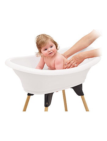 Thermobaby VASCO kit bagno 5 in 1 con sdraietta e termometro su piedistallo