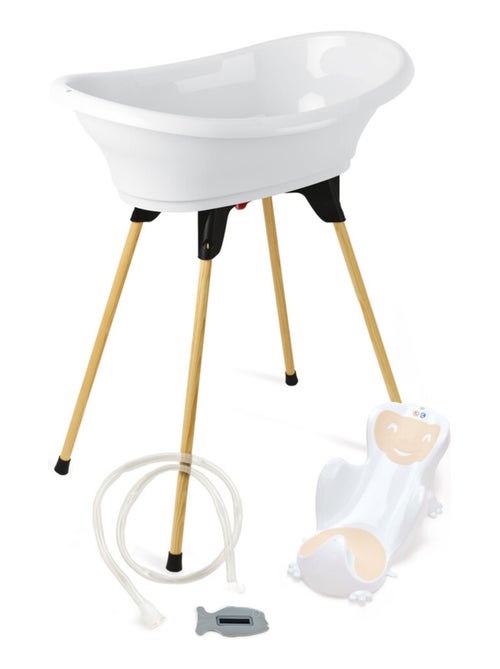 Thermobaby VASCO kit bagno 5 in 1 con sdraietta e termometro su piedistallo - Kiabi Thermobaby VASCO kit bagno 5 in 1 con sdraietta e termometro su piedistallo - Kiabi