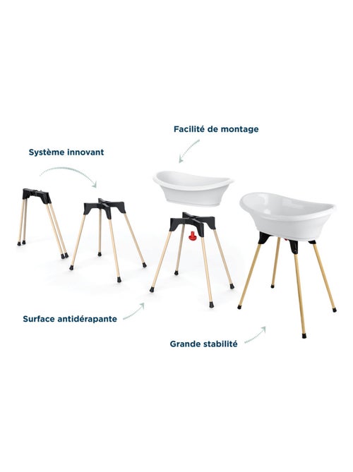 Thermobaby VASCO kit bagno 5 in 1 con sdraietta e termometro su piedistallo - Kiabi Thermobaby VASCO kit bagno 5 in 1 con sdraietta e termometro su piedistallo - Kiabi