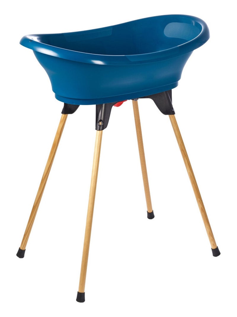 Thermobaby VASCO set vasca da bagno per bebè con supporto e tubo di scarico Blu - Kiabi