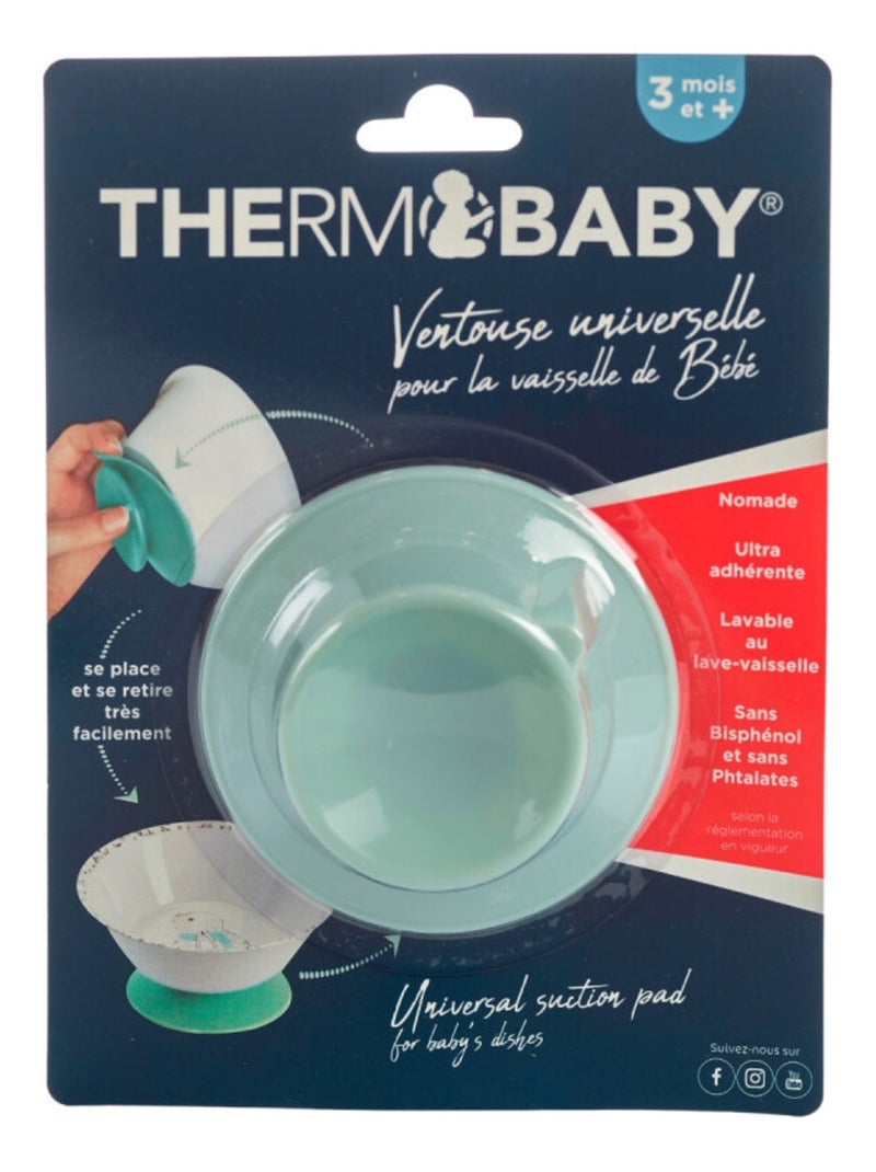 Thermobaby ventosa universale in silicone per accessori da tavola Verde - Kiabi