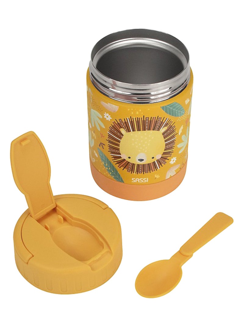 Thermos pasti bebè in acciaio inox animali | sassi junior Arancione - Kiabi