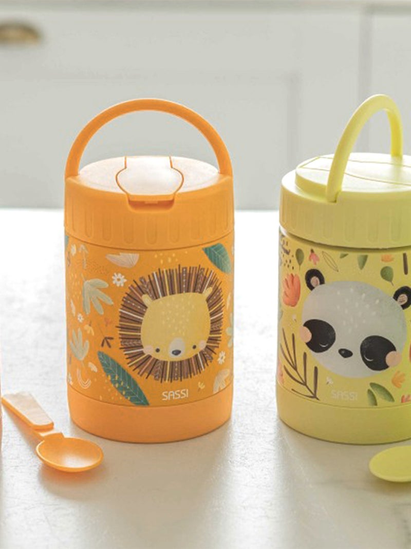 Thermos pasti bebè in acciaio inox animali | sassi junior Arancione - Kiabi