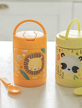 Thermos pasti bebè in acciaio inox animali | sassi junior | sassi junior