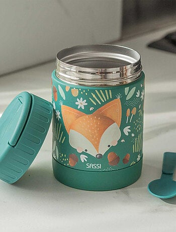 Thermos pasti bebè in acciaio inox animali | sassi junior | sassi junior