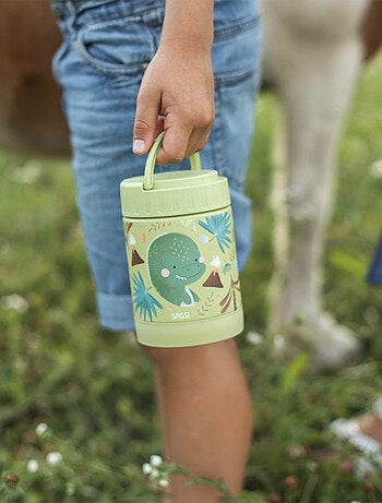 Thermos pasti bebè in acciaio inox animali | sassi junior | sassi junior