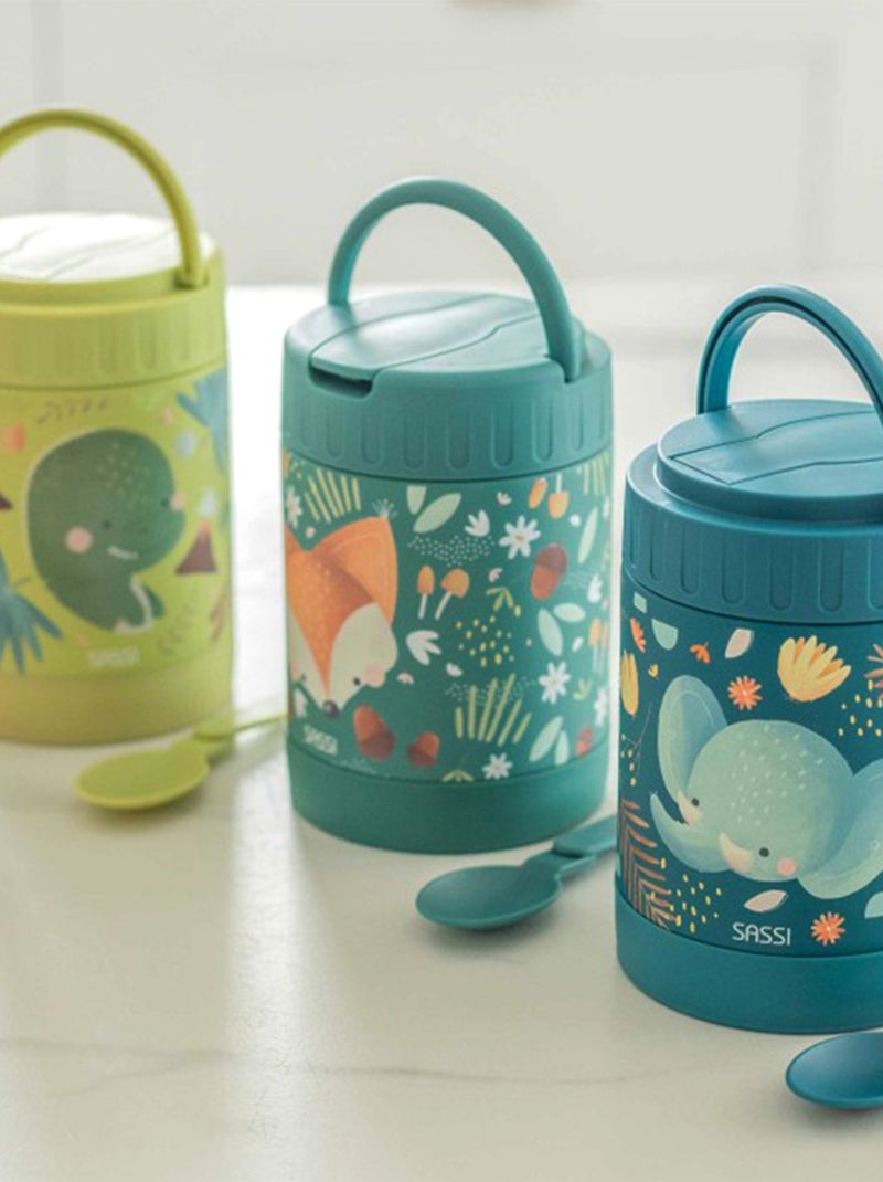 Thermos pasti bebè in acciaio inox animali | sassi junior | sassi junior Verde - Kiabi