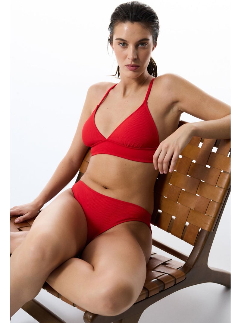 Tiara slip bikini slip penti Rosso - Kiabi