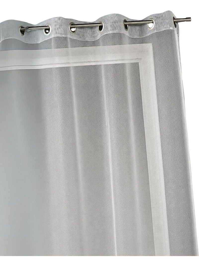 Tinta unita con fili di lurex Argento - Kiabi