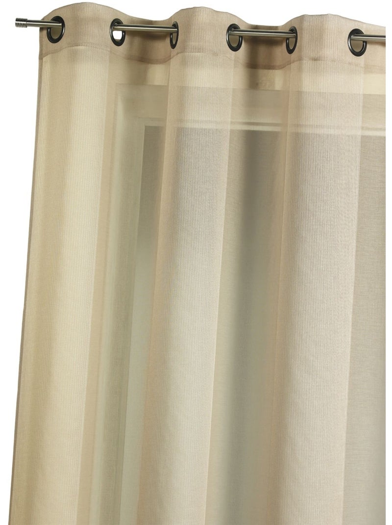 Tinta unita con strisce tono su tono Beige - Kiabi