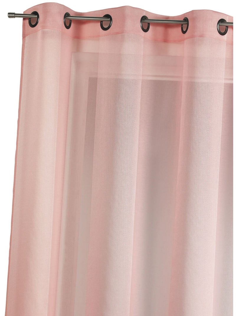 Tinta unita con strisce tono su tono Rosa pastello - Kiabi