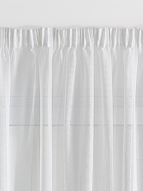 Tinta unita con treccia arricciata e righe a fantasia - Kiabi