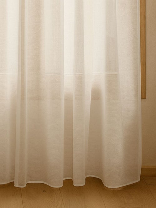 Tinta unita con treccia arricciata e righe a fantasia - Kiabi