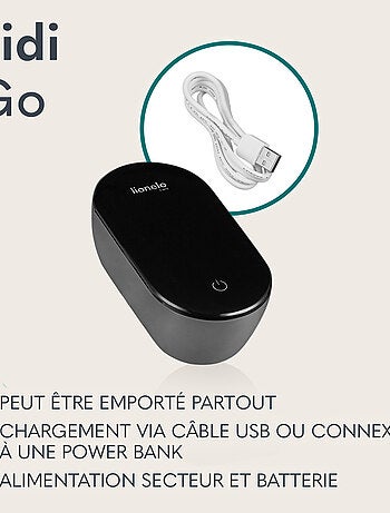 Tiralatte elettrico LIONELO Fidi Go - 150 ml - Display di facile lettura - Accessori inclusi