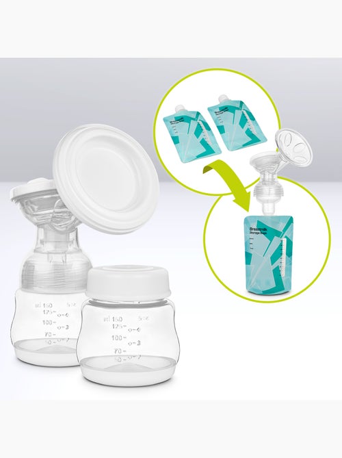 Tiralatte elettrico LIONELO Fidi Go - 150 ml - Display di facile lettura - Accessori inclusi - Kiabi