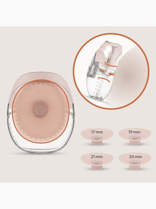 Tiralatte mani libere LIONELO Fidi Free Slim - Discreto - 150 ml - 4 misure - 3 ore senza fili - Kiabi