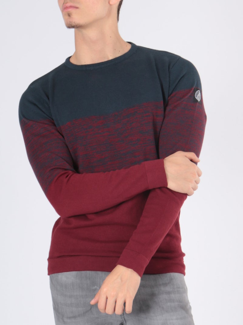 Tirare bicolore Bordeaux - Kiabi