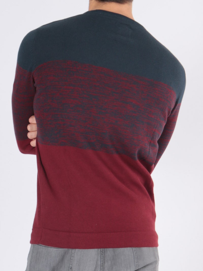 Tirare bicolore Bordeaux - Kiabi