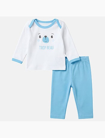 Tom Kids - Cofanetto nascita bambino blu con accessori