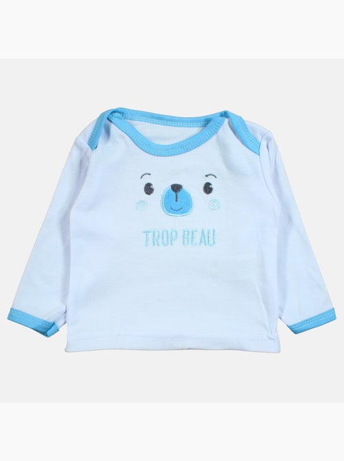 Tom Kids - Cofanetto nascita bambino blu con accessori - Kiabi