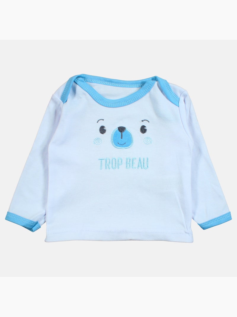 Tom Kids - Cofanetto nascita bambino blu con accessori Blu - Kiabi