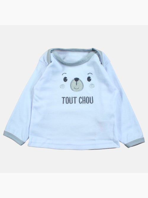 Tom Kids - Cofanetto nascita neonato grigio con accessori - Kiabi