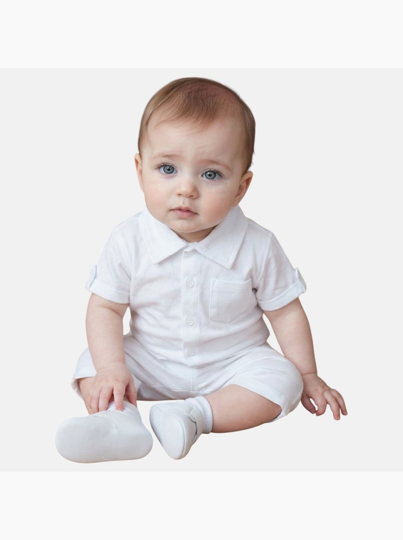 Tom Kids - Completo bambino cerimonia camicia manica corta e pantaloni Bianco - Kiabi