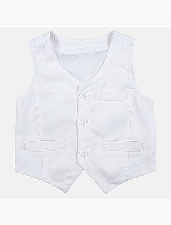 Tom Kids - Completo neonato bambino cerimonia camicia gilet papillon e pantaloni