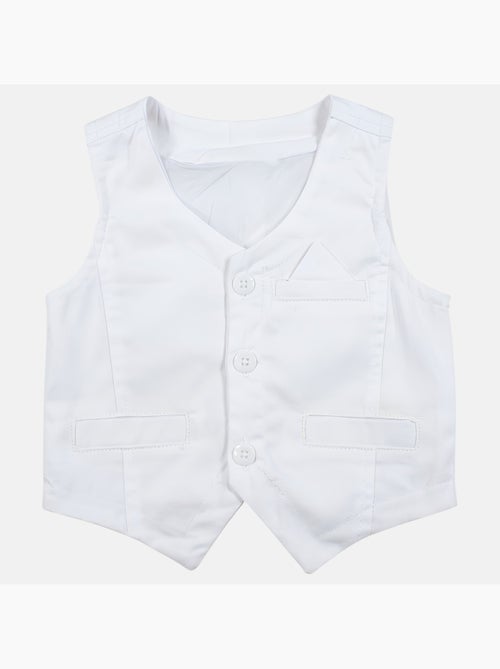 Tom Kids - Completo neonato bambino cerimonia camicia gilet papillon e pantaloni - Kiabi