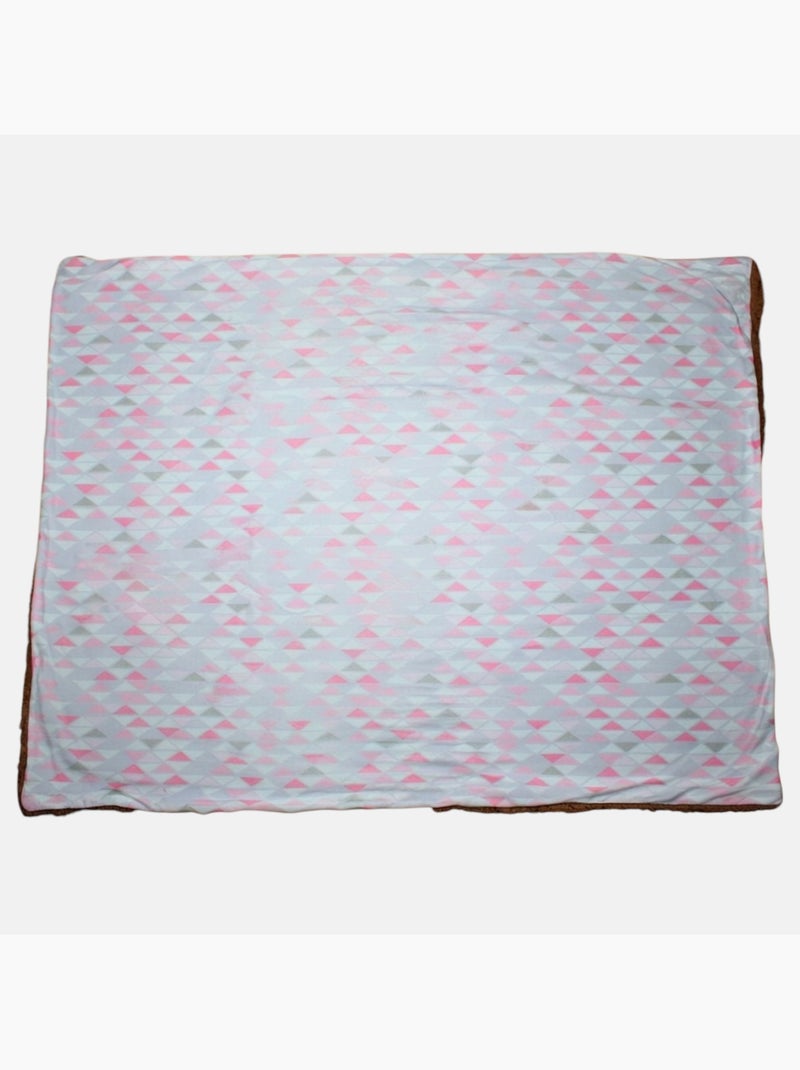 Tom Kids - Plaid confortevole con motivi geometrici Marrone - Kiabi