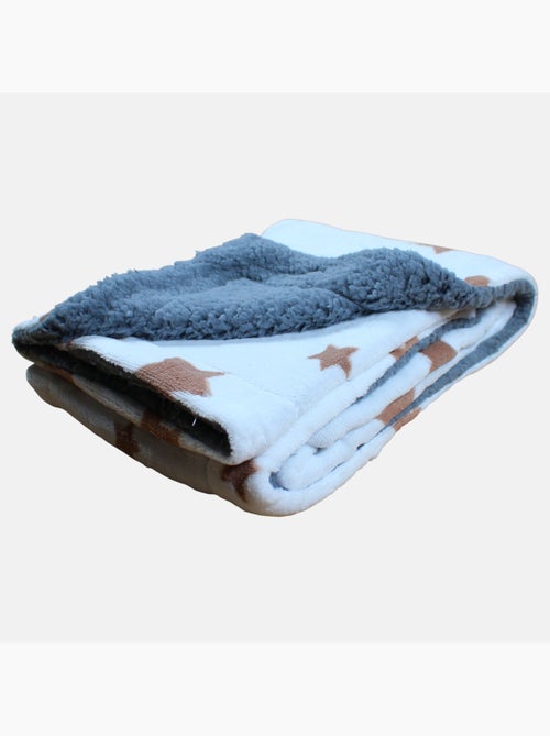 Tom Kids - Plaid morbido con motivi a stelle - Kiabi